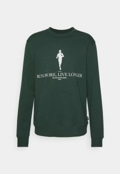 Only & Sons ONSRUNNING LIFE CREW NECK - Sweatshirt - Green -Only & Sons shop bdf363e5ce894be5b3f5a0e1546ed50d