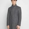Only & Sons ONSOSCAR STAR COAT - Classic Coat - Light Grey -Only & Sons shop bec0dc65f4904ee7b3ed828662663344