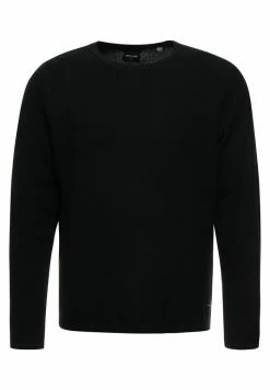 Only & Sons DAN STRUCTURE CREW - Jumper - Black -Only & Sons shop bee68852c3084d4591a03bb74065a113