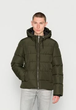 Only & Sons ONSMELVIN QUILTED HOOD JACKET - Winter Jacket - Rosin