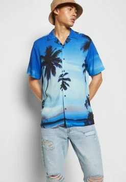 Only & Sons ONSBANE LIFE PALM SHIRT - Shirt - Blue Jewel 13 Only & Sons ONSBANE LIFE PALM SHIRT - Shirt - Blue Jewel -Only & Sons shop c0133badd4d045488ccf948d8b7a75f7