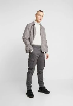 Only & Sons ONSCAM STAGE CUFF - Cargo Trousers - Grey Pinstripe -Only & Sons shop c0193c08361e424782d9b5b45851bbee