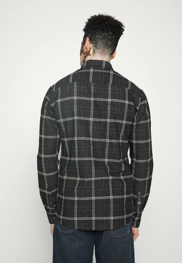 Only & Sons ONSMAZI LIFE CHECKED - Shirt - Black 5 Only & Sons ONSMAZI LIFE CHECKED - Shirt - Black - Image 3