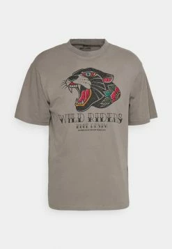 Only & Sons ONSFRED OLD SCHOOL - Print T-shirt - Silver Lining -Only & Sons shop c5069bea773940118554f501b50db8f5