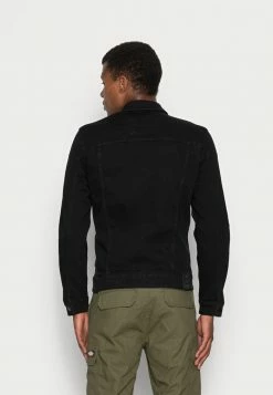 Only & Sons ONSCOME TRUCKER - Denim Jacket - Black Denim -Only & Sons shop c6542868ad024acfbe29ccb04fa60237