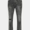 Only & Sons ONSAVI BEAM LIFE CROP - Straight Leg Jeans - Grey Denim -Only & Sons shop c73f7797f383439bb99acc418535ad4e