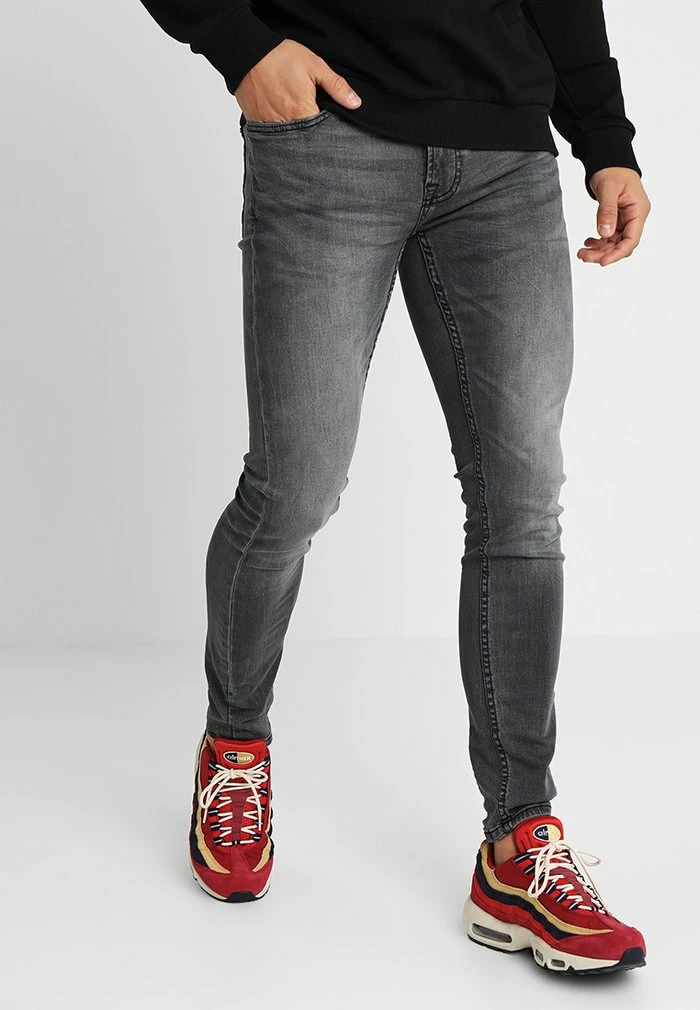 Only & Sons ONSWARP - Jeans Skinny Fit - Grey Denim 3 Only & Sons ONSWARP - Jeans Skinny Fit - Grey Denim