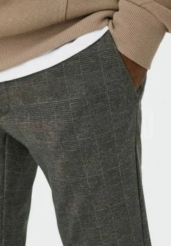 Only & Sons ONSMARK CHECK PANTS - Trousers - Slate Black -Only & Sons shop c8030809a9c949c09865b7e866a7f171
