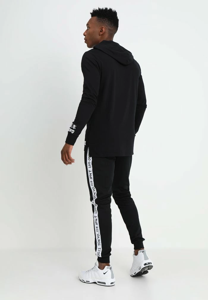 Only & Sons ONSWF DEAN TEE HOODIE - Hoodie - Black 5 Only & Sons ONSWF DEAN TEE HOODIE - Hoodie - Black - Image 3