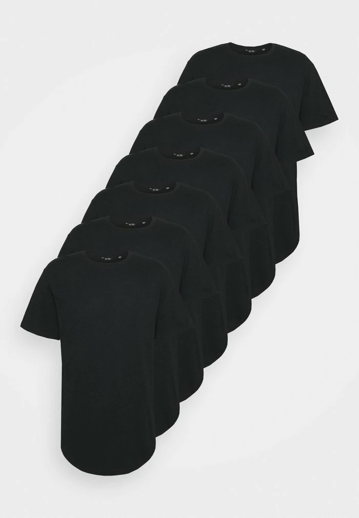 Only & Sons ONSMATT LIFE LONGY TEE 7 PACK - Basic T-shirt - Black 7 Only & Sons ONSMATT LIFE LONGY TEE 7 PACK - Basic T-shirt - Black - Image 5