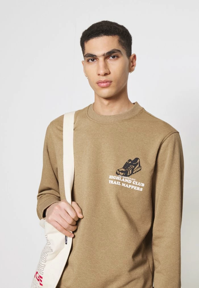 Only & Sons ONSSHOE LIFE CREW NECK - Sweatshirt - Chinchilla 6 Only & Sons ONSSHOE LIFE CREW NECK - Sweatshirt - Chinchilla - Image 4