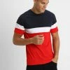 Only & Sons ONSBAILEY - Print T-shirt - Dark Navy/racing Red