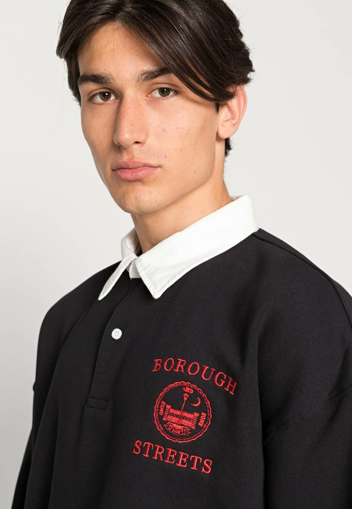 Only & Sons ONSDAVID RUGBY - Polo Shirt - Black 7 Only & Sons ONSDAVID RUGBY - Polo Shirt - Black - Image 5