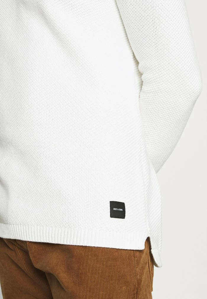 Only & Sons ONSDAN STRUCTURE CREW NECK - Jumper - Cloud Dancer 8 Only & Sons ONSDAN STRUCTURE CREW NECK - Jumper - Cloud Dancer - Image 6