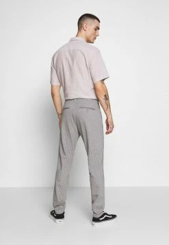 Only & Sons ONSMARK PANT STRIPE - Trousers - Light Grey Melange -Only & Sons shop d03a9891096d41dfa5150328d5433703