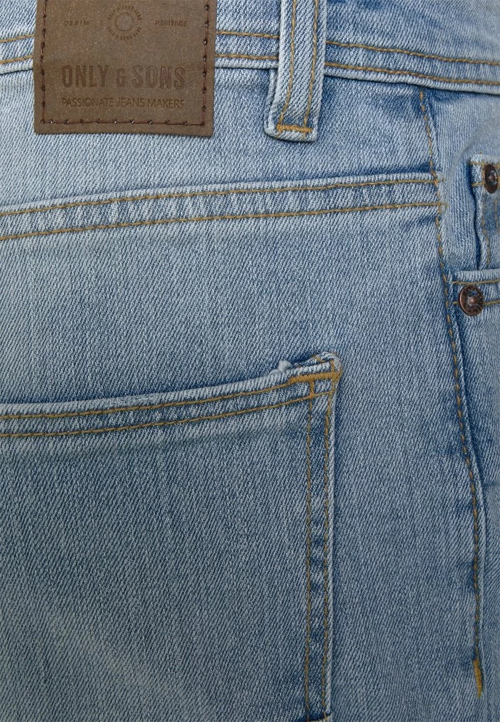 Only & Sons ONSDRAPER TAP DAMAGE - Slim Fit Jeans - Blue Denim 5 Only & Sons ONSDRAPER TAP DAMAGE - Slim Fit Jeans - Blue Denim - Image 3