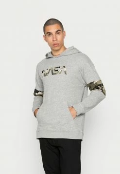 Only & Sons ONSNASA HOODIE - Sweatshirt - Light Grey Melange