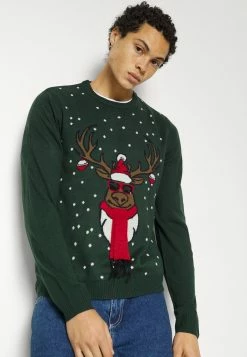 Only & Sons ONSX-MAS LET IT SNOW - Jumper - Pine Grove -Only & Sons shop d2a2c6ed9ec940208ebee70ad85dafe6