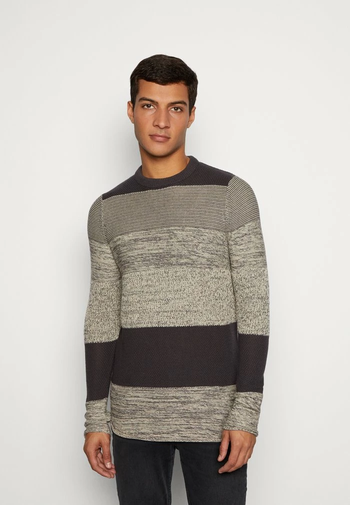 Only & Sons ONSJOE LONGY BLOCK - Jumper - Obsidian 3 Only & Sons ONSJOE LONGY BLOCK - Jumper - Obsidian