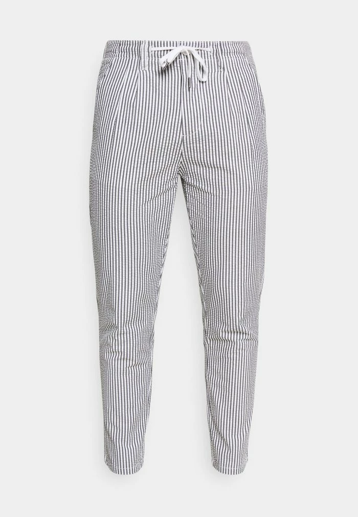 Only & Sons ONSLEO LIFE CROP SEERSUCKER - Trousers - Dark Grey Melange 6 Only & Sons ONSLEO LIFE CROP SEERSUCKER - Trousers - Dark Grey Melange - Image 4