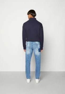 Only & Sons ONSLOOM SLIM MID BLOCK - Slim Fit Jeans - Medium Blue Denim -Only & Sons shop d354ddbd1c834af58b21b48ad60780f4