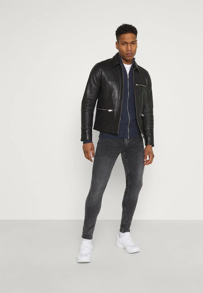 Only & Sons ONSWARP LIFE - Jeans Skinny Fit - Grey Denim 4 Only & Sons ONSWARP LIFE - Jeans Skinny Fit - Grey Denim - Image 2