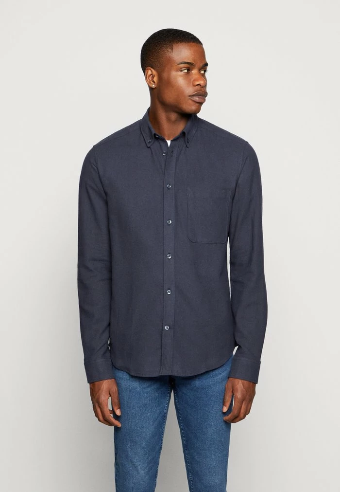 Only & Sons ONSTAM REGULAR - Shirt - Dark Navy 3 Only & Sons ONSTAM REGULAR - Shirt - Dark Navy