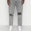 Only & Sons ONSAVI BEAM CROP GREY - Straight Leg Jeans - Grey Denim -Only & Sons shop d4ab6a4a9973447fb08d131146eb771d