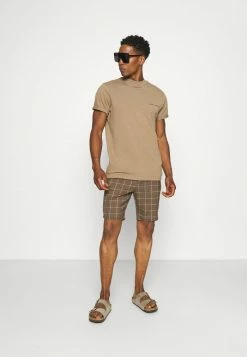 Only & Sons ONSLINUS CHECK - Shorts - Cedar Wood -Only & Sons shop d6b665c87d4d4d35b67efae643e986e7