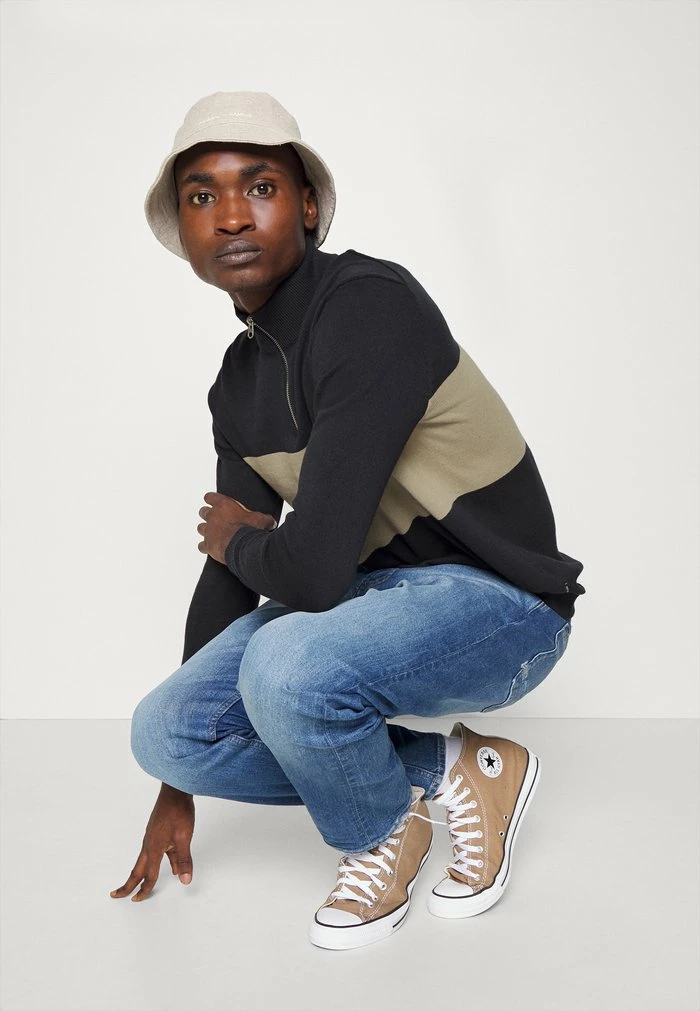 Only & Sons ONSALEX HALF ZIP - Jumper - Dark Navy 6 Only & Sons ONSALEX HALF ZIP - Jumper - Dark Navy - Image 4