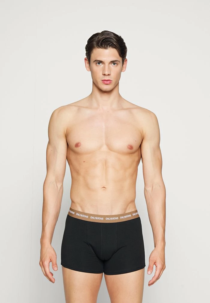 Only & Sons ONSKASPER COLOR TRUNKS 3 PACK - Pants - Black 3 Only & Sons ONSKASPER COLOR TRUNKS 3 PACK - Pants - Black
