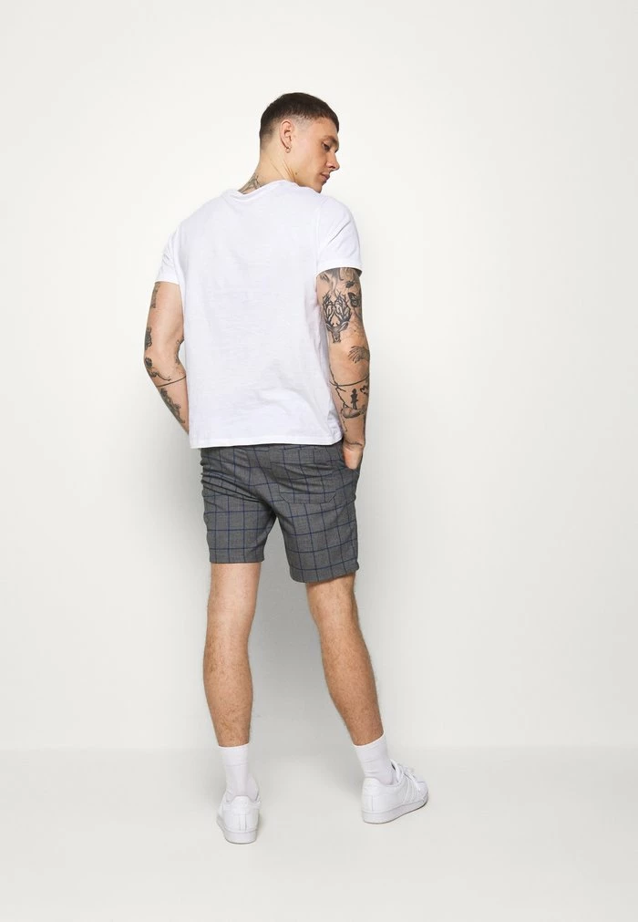 Only & Sons ONSLARRY CHECK - Shorts - Titanium 5 Only & Sons ONSLARRY CHECK - Shorts - Titanium - Image 3