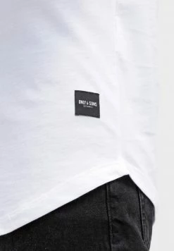 Only & Sons ONSMATT LIFE LONGY - Basic T-shirt - White -Only & Sons shop da3afea075844a37a61d26164c289f6d