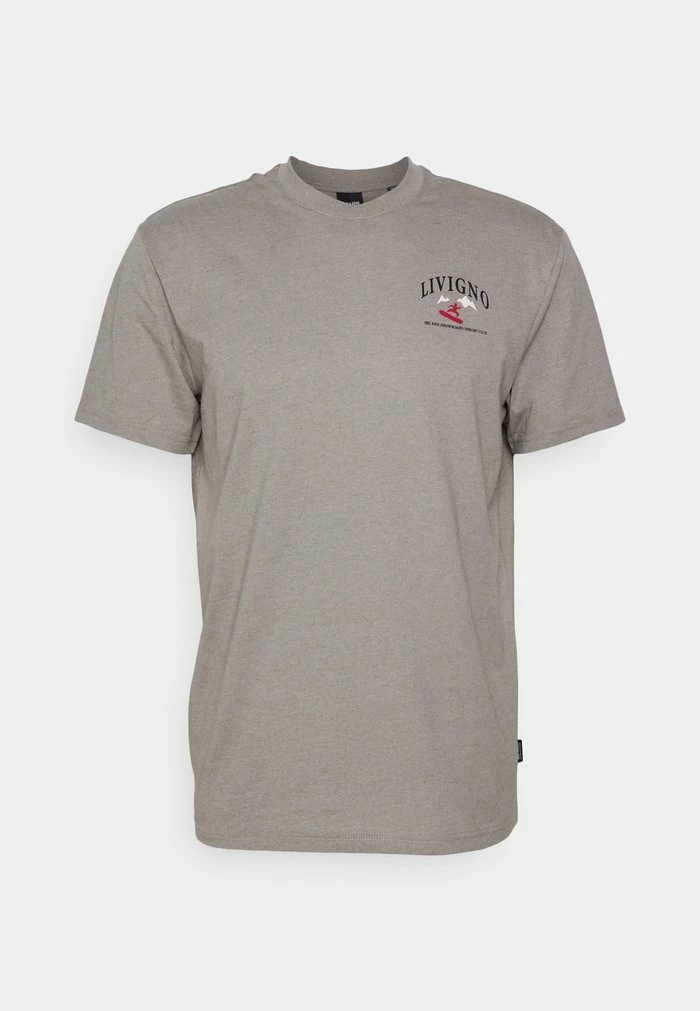 Only & Sons ONSJAKE LIFE CLUB TEE - Print T-shirt - Chinchilla 6 Only & Sons ONSJAKE LIFE CLUB TEE - Print T-shirt - Chinchilla - Image 4