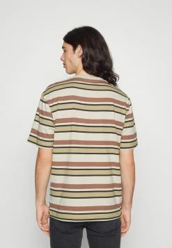 Only & Sons ONSFRED PRINTED STRIPE TEE - Print T-shirt - Silver -Only & Sons shop dc2708256dbd45219051c78f3631472c
