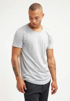 Only & Sons ONSMATT LIFE LONGY - Basic T-shirt - Light Grey Melange
