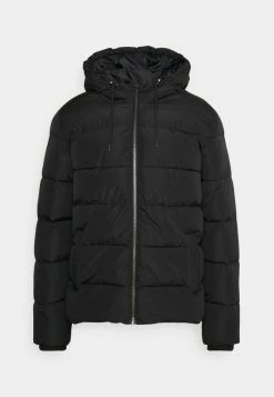 Only & Sons ONSMELVIN QUILTED HOOD JACKET - Winter Jacket - Black/phantom/griffin -Only & Sons shop dc9f8202c45d4b6d8c57fc92ccc9a6ff