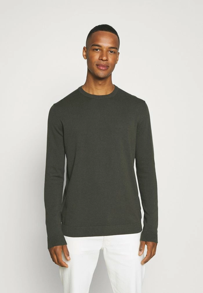 Only & Sons ONSALEX SOLID CREW NECK - Jumper - Peat 3 Only & Sons ONSALEX SOLID CREW NECK - Jumper - Peat