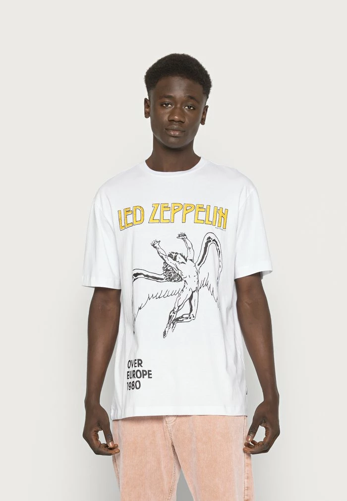 Only & Sons ONSLEDZEPPELIN TEE UNISEX - Print T-shirt - Bright White 3 Only & Sons ONSLEDZEPPELIN TEE UNISEX - Print T-shirt - Bright White