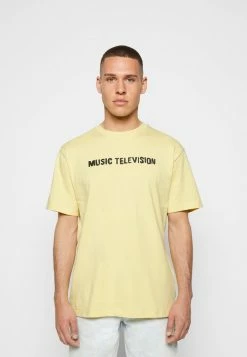 Only & Sons ONSMTV TEE - Print T-shirt - Custard -Only & Sons shop dde36459d99b4b599159f262ded90167