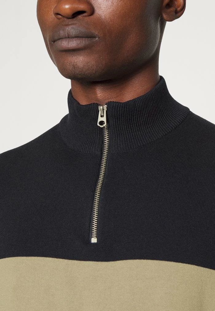 Only & Sons ONSALEX HALF ZIP - Jumper - Dark Navy 8 Only & Sons ONSALEX HALF ZIP - Jumper - Dark Navy - Image 6