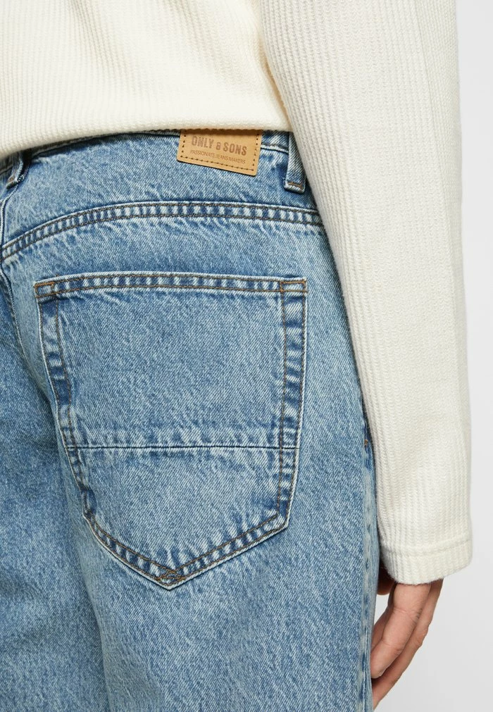 Only & Sons ONSEDGE LOOSE WASHED - Straight Leg Jeans - Blue Denim 9 Only & Sons ONSEDGE LOOSE WASHED - Straight Leg Jeans - Blue Denim - Image 7