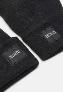 Only & Sons ONSXBOX GLOVES BEANIE UNISEX SET - Gloves - Black -Only & Sons shop decad62b9de84abd8b1a0806dc699170