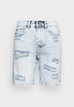 Only & Sons ONSAVI DAMAGE - Denim Shorts - Blue Denim -Only & Sons shop df35153fb3e0412d9b81aedaa081f749