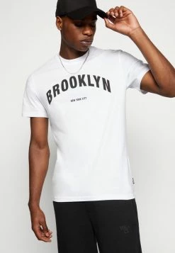 Only & Sons ONSCOLLEGIATENYC TEE 2 PACK - Print T-shirt - White/black -Only & Sons shop df508e82d4764ff6aecb3a38a1b2dfdc