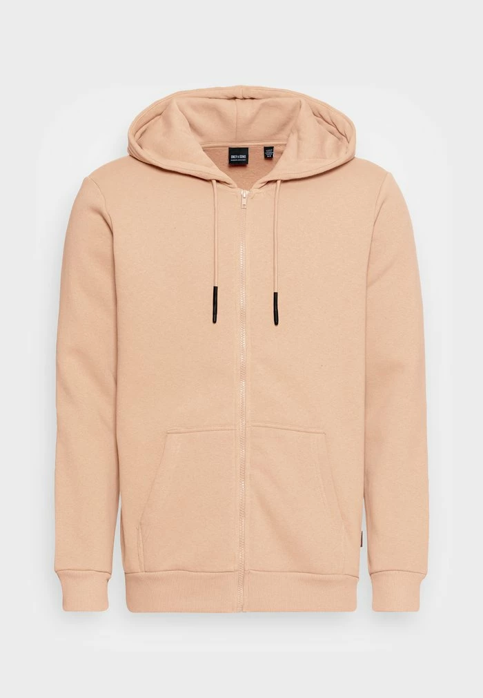 Only & Sons ONSCERES LIFE ZIP HOODIE - Zip-up Sweatshirt - Chinchilla 6 Only & Sons ONSCERES LIFE ZIP HOODIE - Zip-up Sweatshirt - Chinchilla - Image 4