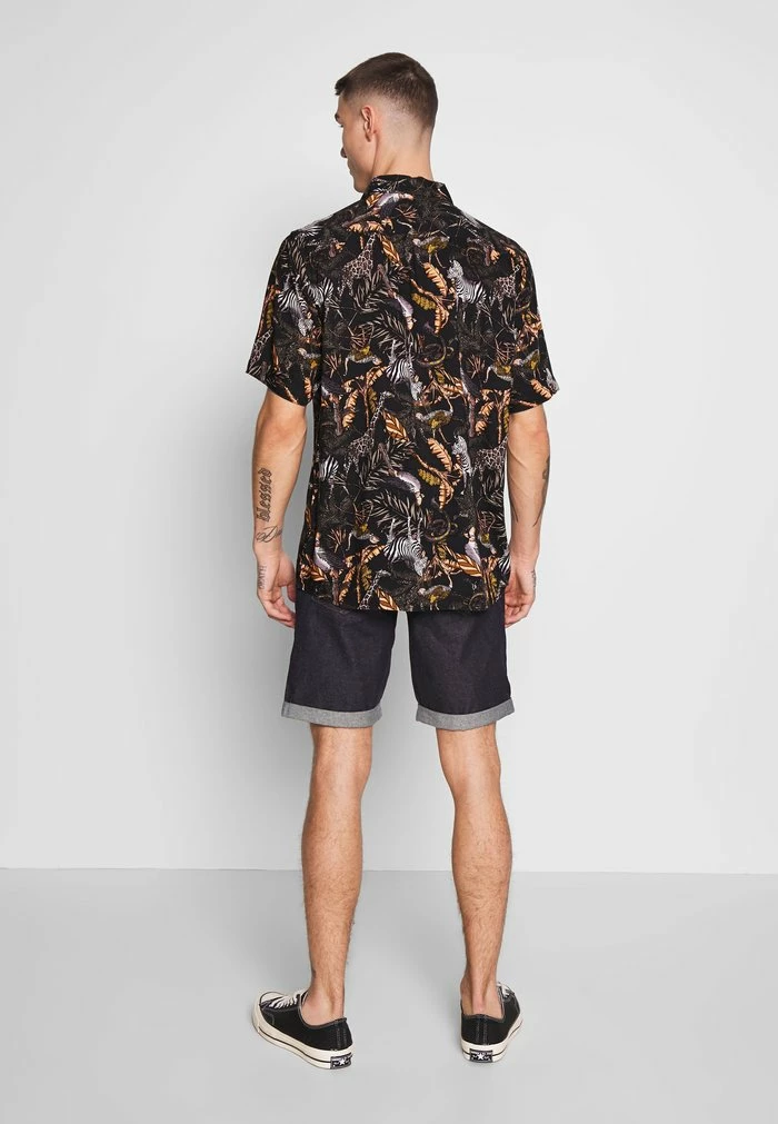 Only & Sons ONSGABRIAL ANIMAL - Shirt - Black/zoo 5 Only & Sons ONSGABRIAL ANIMAL - Shirt - Black/zoo - Image 3