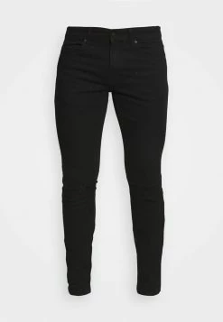 Only & Sons ONSWARP LIFE KNEE CUT - Jeans Skinny Fit - Black Denim -Only & Sons shop e25640109554475291f17b6dae862731