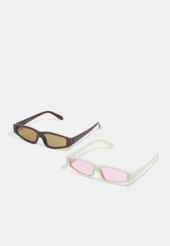 Only & Sons ONSSUNGLASSES UNISEX 2 PACK - Sunglasses - Potting Soil/beige