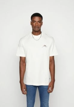 Only & Sons ONSFRED EXPLORE PRINT TEE UNISEX - Print T-shirt - Cloud Dancer